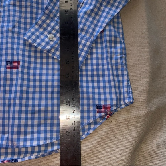 Vineyard Vines Blue and Red Gingham Shirt - Picture 8 of 9